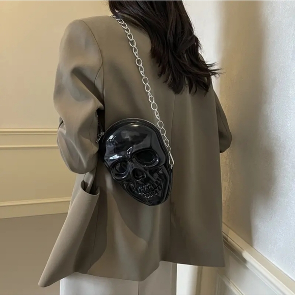 Skull Head Crossbody Bag - Picture 11 of 11